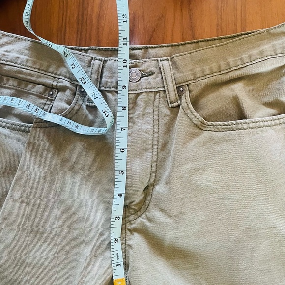 Levi’s 505 Khaki Green Pants 31x32 - Picture 11 of 13